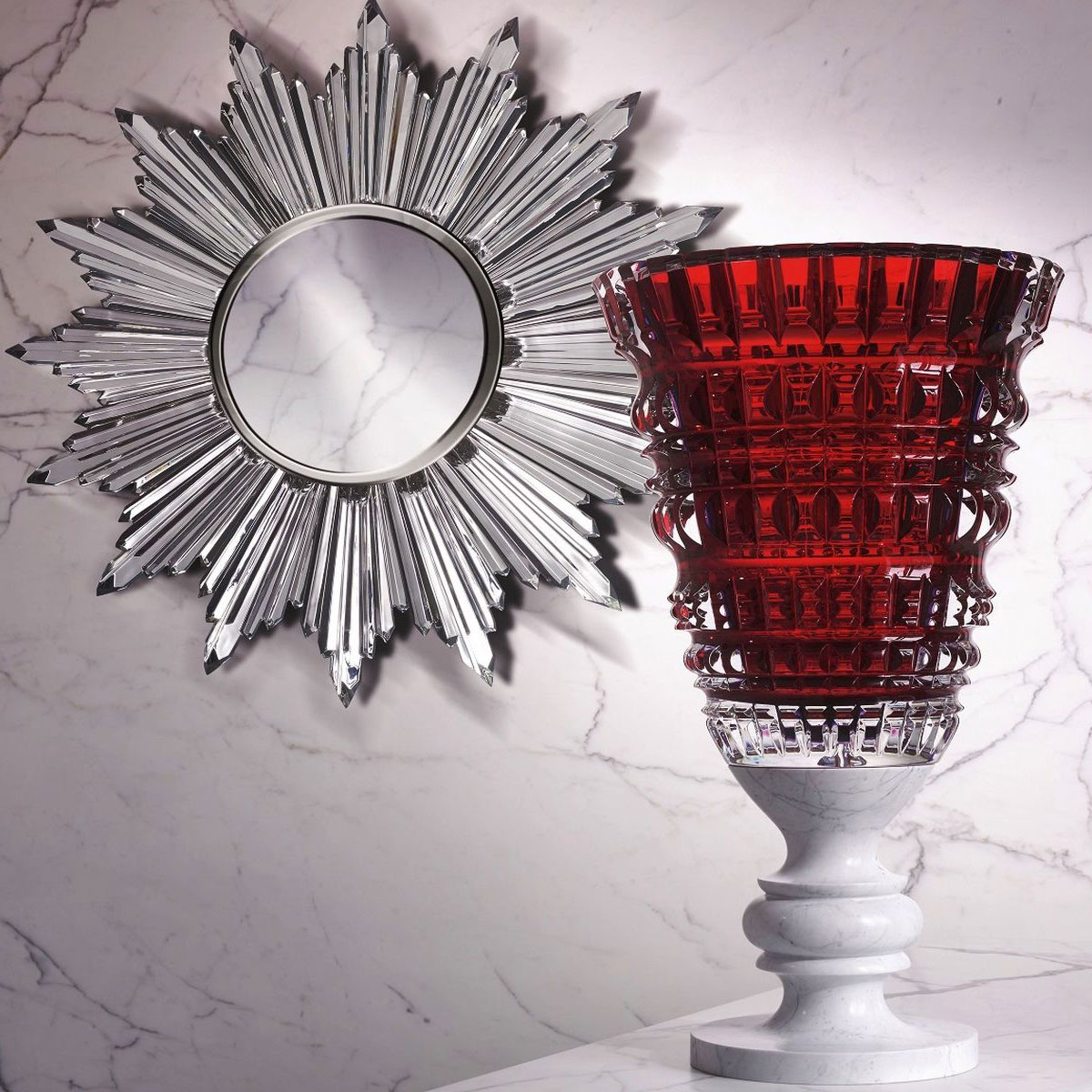 Baccarat Crystal, New Antique Red 26.75